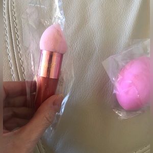 Bundle of 2 Makeup Sponge Stick Facial Foundation Blending Blender Powder Puff